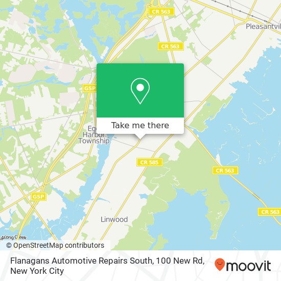 Flanagans Automotive Repairs South, 100 New Rd map