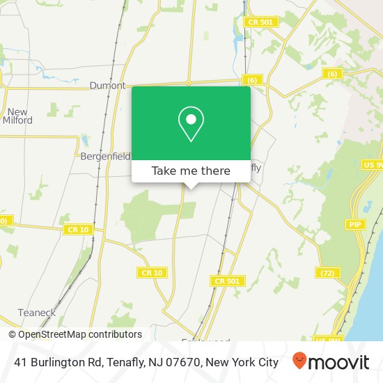 41 Burlington Rd, Tenafly, NJ 07670 map