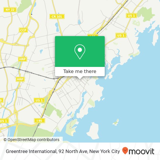 Mapa de Greentree International, 92 North Ave