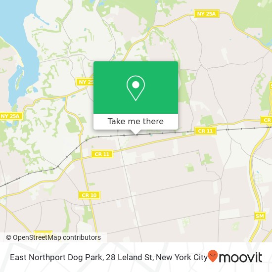 East Northport Dog Park, 28 Leland St map