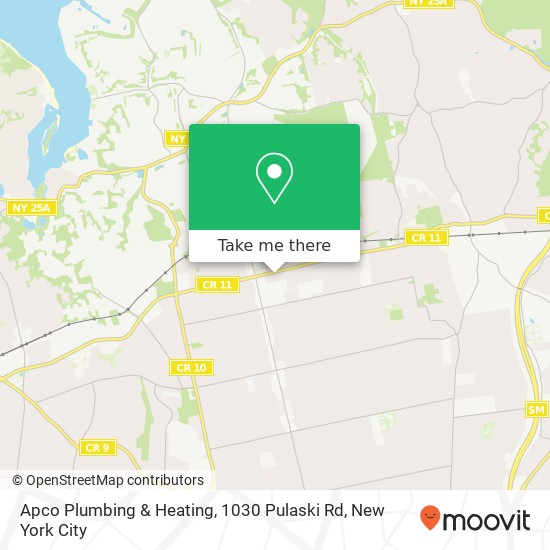 Mapa de Apco Plumbing & Heating, 1030 Pulaski Rd