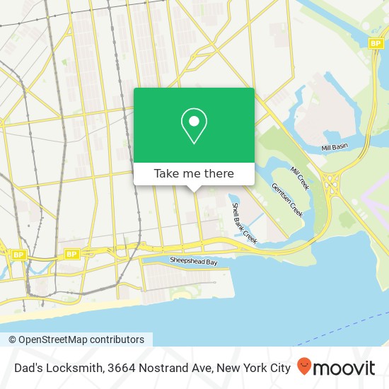 Dad's Locksmith, 3664 Nostrand Ave map