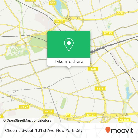 Cheema Sweet, 101st Ave map