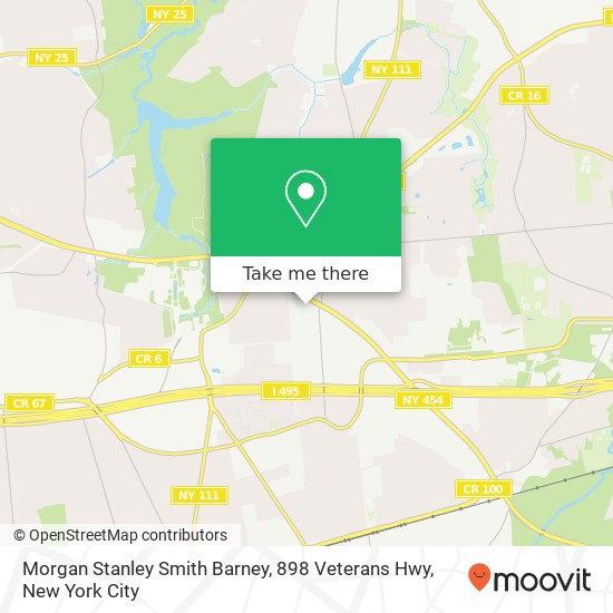 Morgan Stanley Smith Barney, 898 Veterans Hwy map