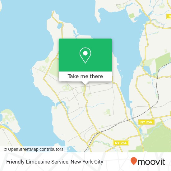 Mapa de Friendly Limousine Service