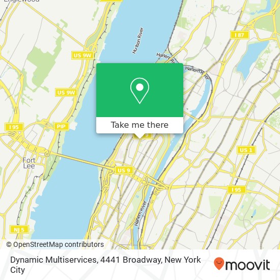Mapa de Dynamic Multiservices, 4441 Broadway