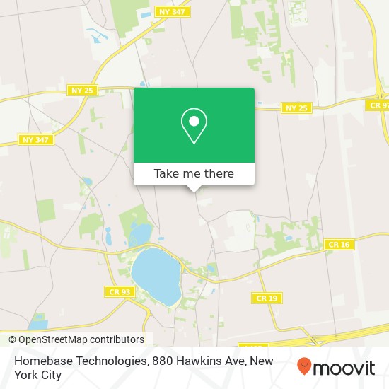 Homebase Technologies, 880 Hawkins Ave map