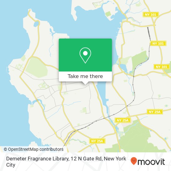 Mapa de Demeter Fragrance Library, 12 N Gate Rd