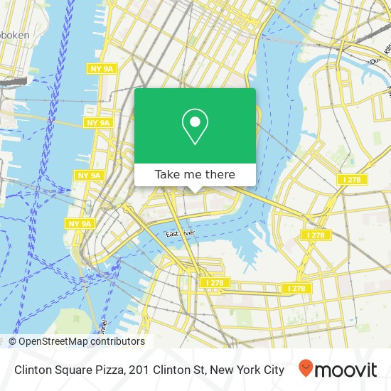 Mapa de Clinton Square Pizza, 201 Clinton St