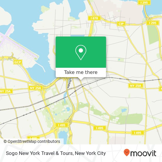 Mapa de Sogo New York Travel & Tours