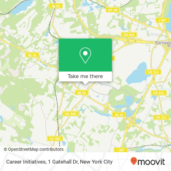Career Initiatives, 1 Gatehall Dr map