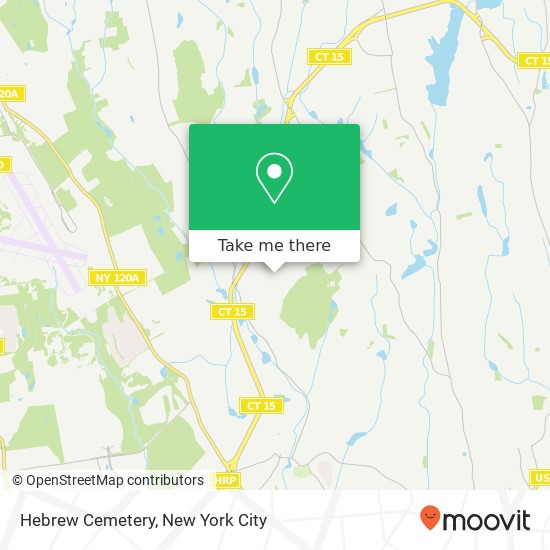 Hebrew Cemetery map