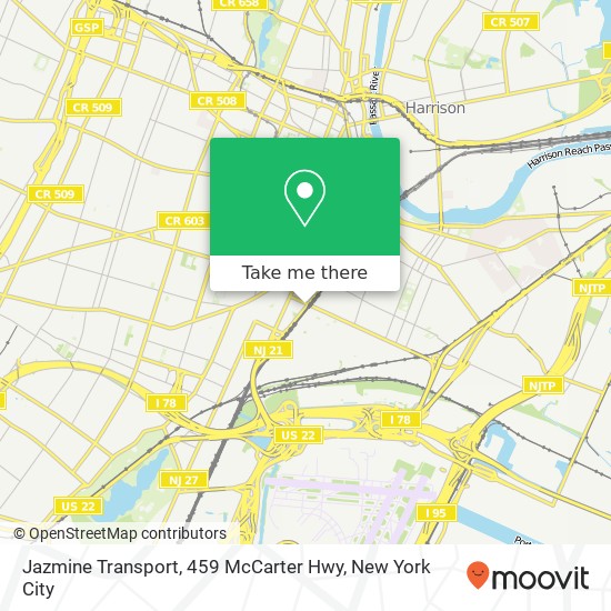 Jazmine Transport, 459 McCarter Hwy map