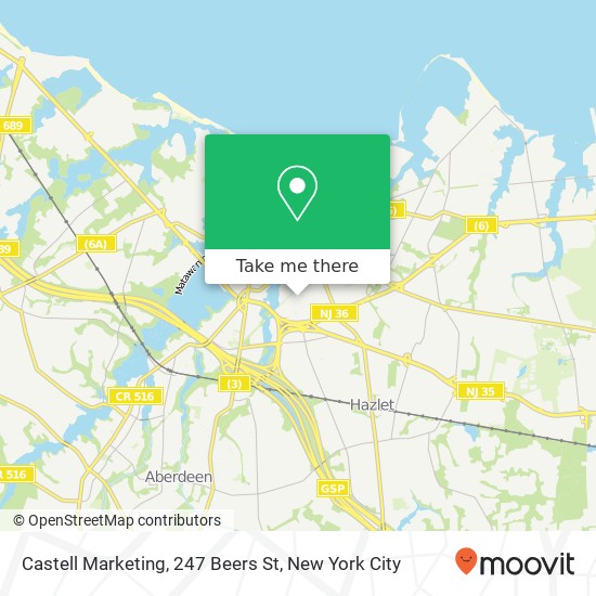 Castell Marketing, 247 Beers St map