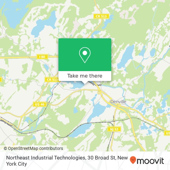 Mapa de Northeast Industrial Technologies, 30 Broad St