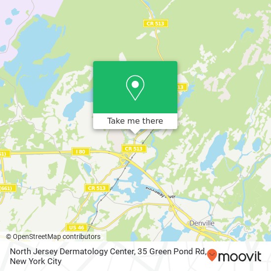 North Jersey Dermatology Center, 35 Green Pond Rd map