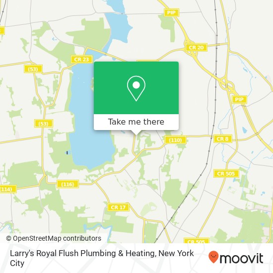 Mapa de Larry's Royal Flush Plumbing & Heating