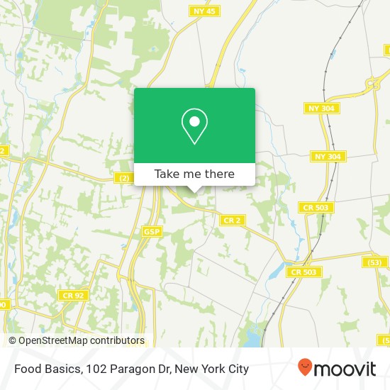 Mapa de Food Basics, 102 Paragon Dr