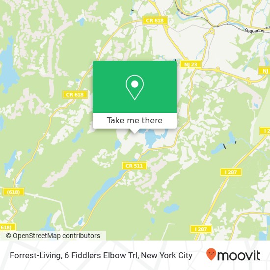 Mapa de Forrest-Living, 6 Fiddlers Elbow Trl