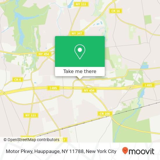Mapa de Motor Pkwy, Hauppauge, NY 11788