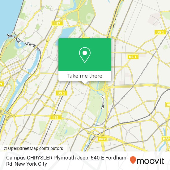 Campus CHRYSLER Plymouth Jeep, 640 E Fordham Rd map