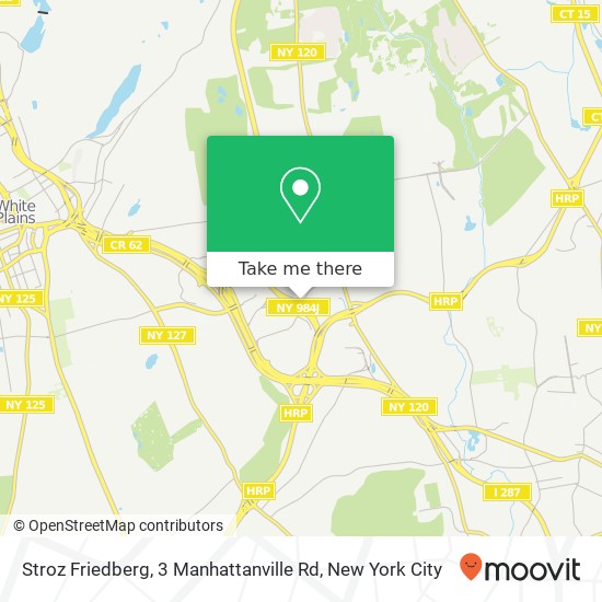 Mapa de Stroz Friedberg, 3 Manhattanville Rd