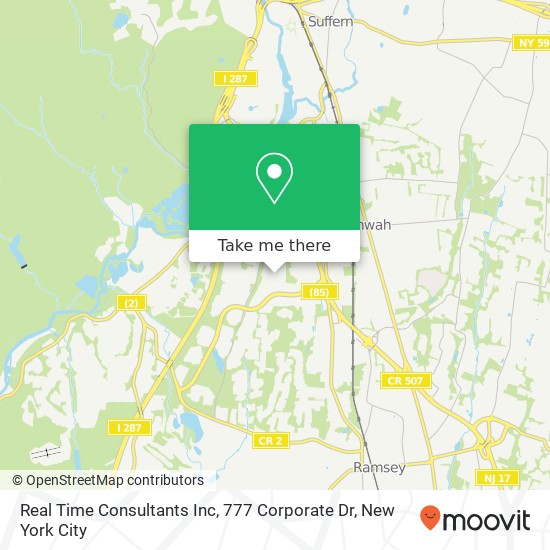 Real Time Consultants Inc, 777 Corporate Dr map