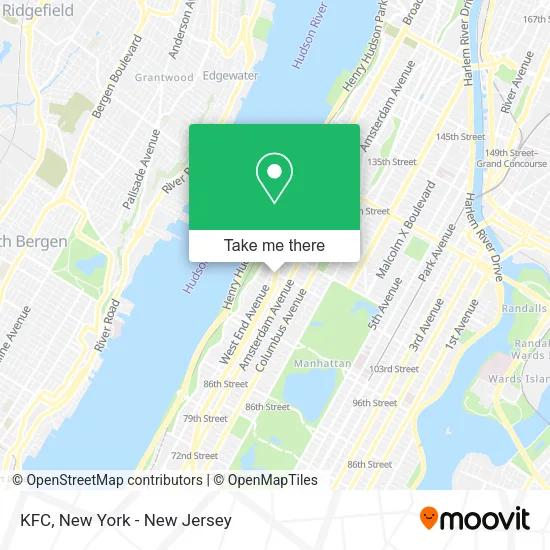 KFC map