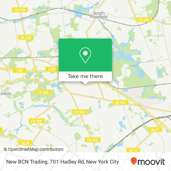 New BCN Trading, 701 Hadley Rd map