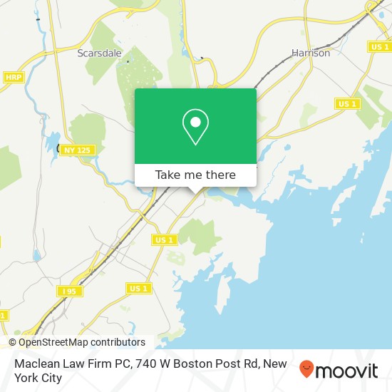 Maclean Law Firm PC, 740 W Boston Post Rd map