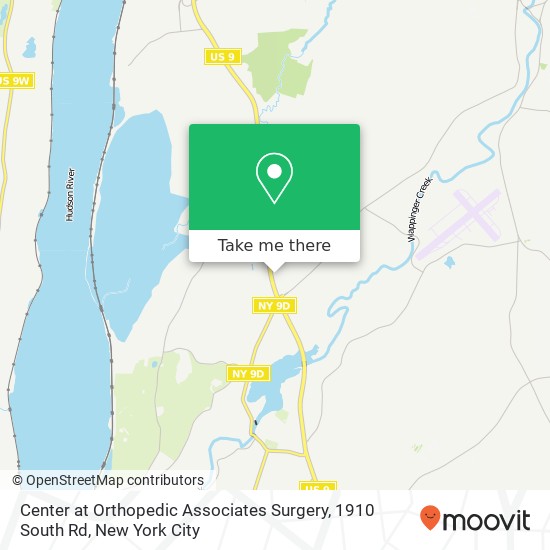 Center at Orthopedic Associates Surgery, 1910 South Rd map