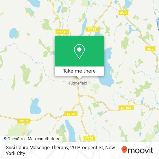 Susi Laura Massage Therapy, 20 Prospect St map