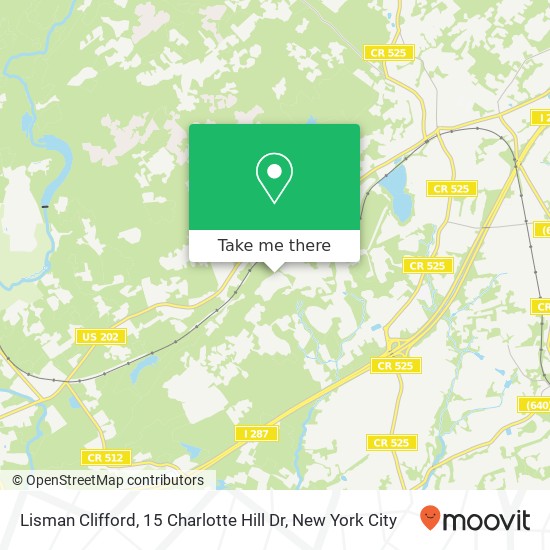 Lisman Clifford, 15 Charlotte Hill Dr map