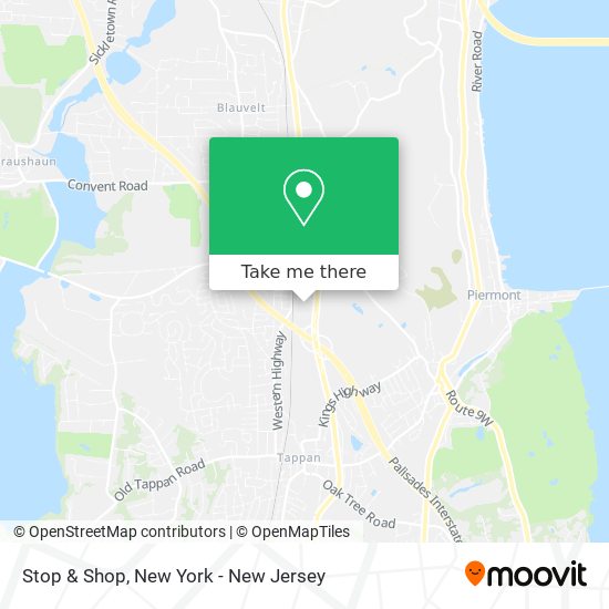 Stop & Shop map