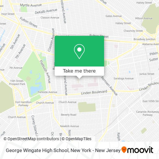 Mapa de George Wingate High School