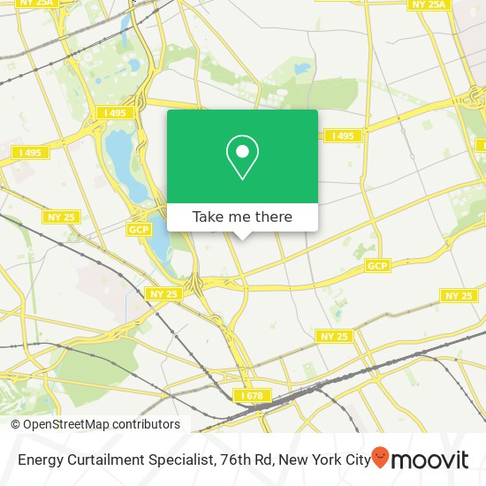 Energy Curtailment Specialist, 76th Rd map