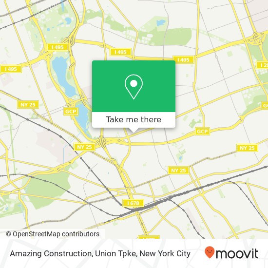 Amazing Construction, Union Tpke map
