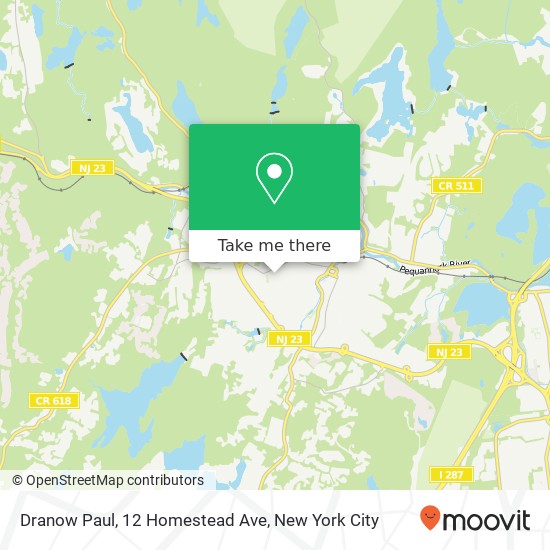 Mapa de Dranow Paul, 12 Homestead Ave