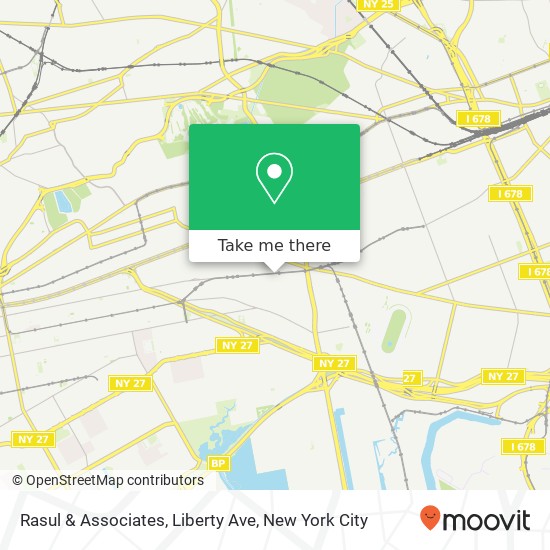 Rasul & Associates, Liberty Ave map