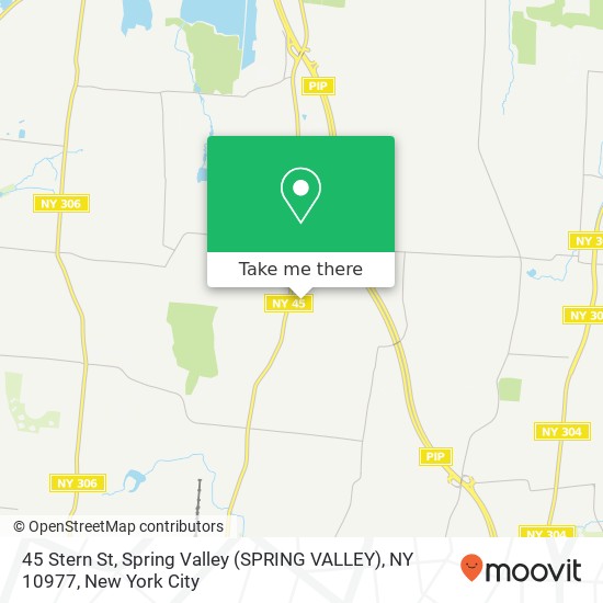 Mapa de 45 Stern St, Spring Valley (SPRING VALLEY), NY 10977