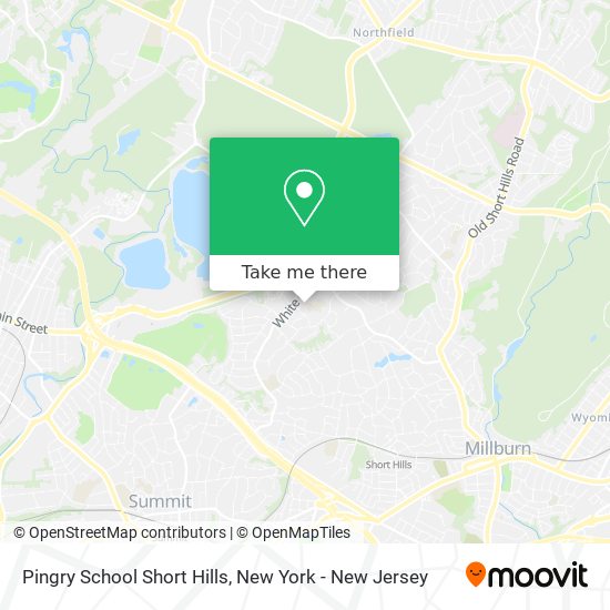 Mapa de Pingry School Short Hills