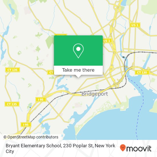 Bryant Elementary School, 230 Poplar St map