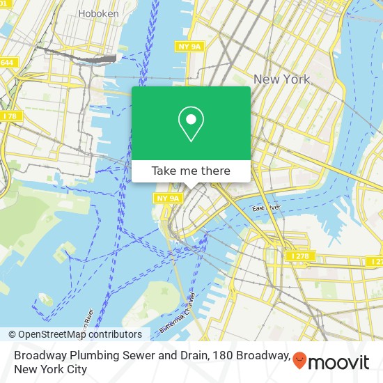 Mapa de Broadway Plumbing Sewer and Drain, 180 Broadway