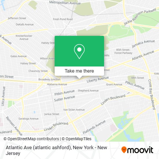 Atlantic Ave (atlantic ashford) map