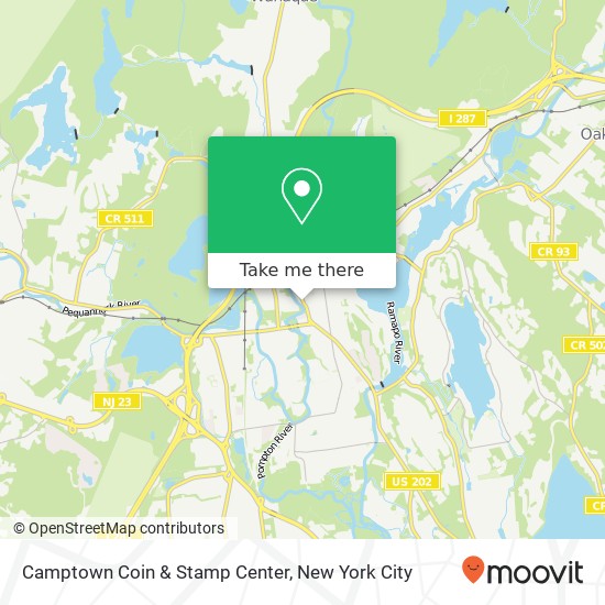 Camptown Coin & Stamp Center, 330 Wanaque Ave map