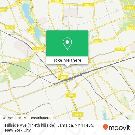 Hillside Ave (144th hillside), Jamaica, NY 11435 map