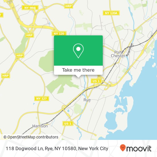 118 Dogwood Ln, Rye, NY 10580 map