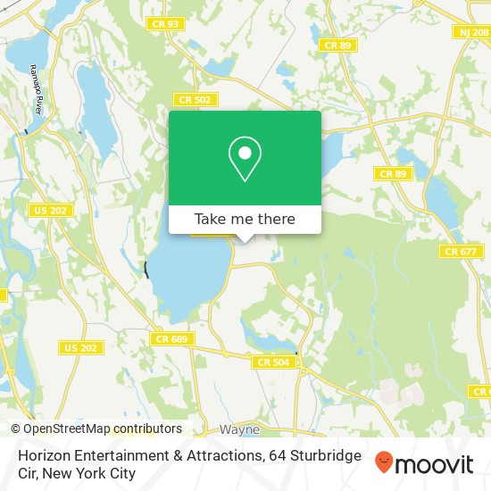 Horizon Entertainment & Attractions, 64 Sturbridge Cir map