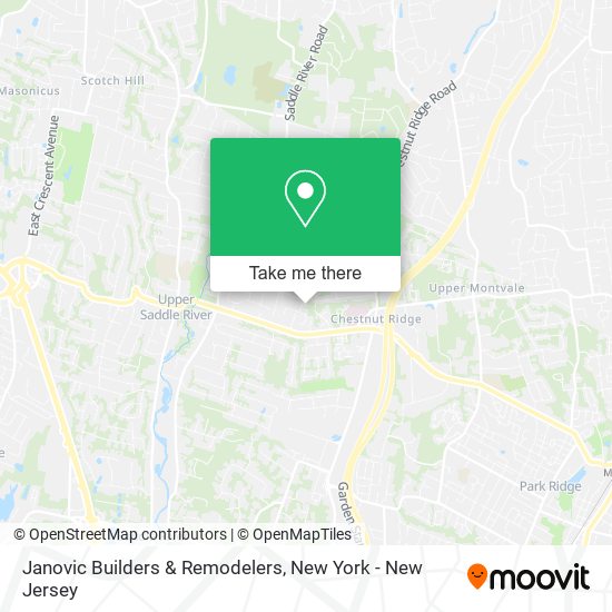 Mapa de Janovic Builders & Remodelers
