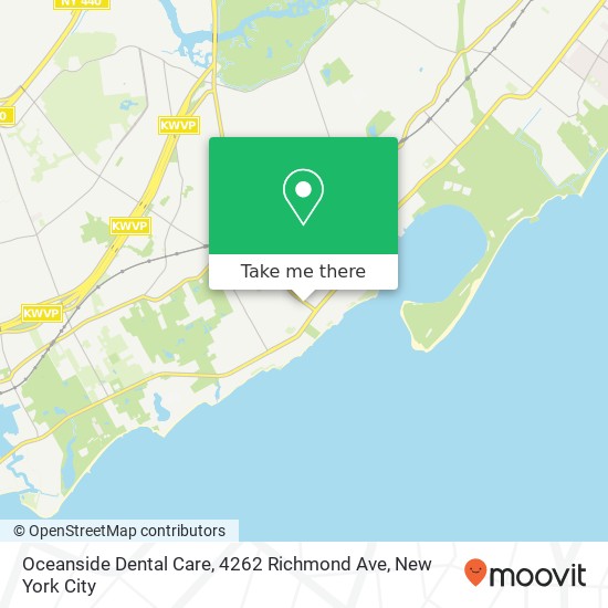Mapa de Oceanside Dental Care, 4262 Richmond Ave